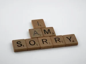 how to apologize